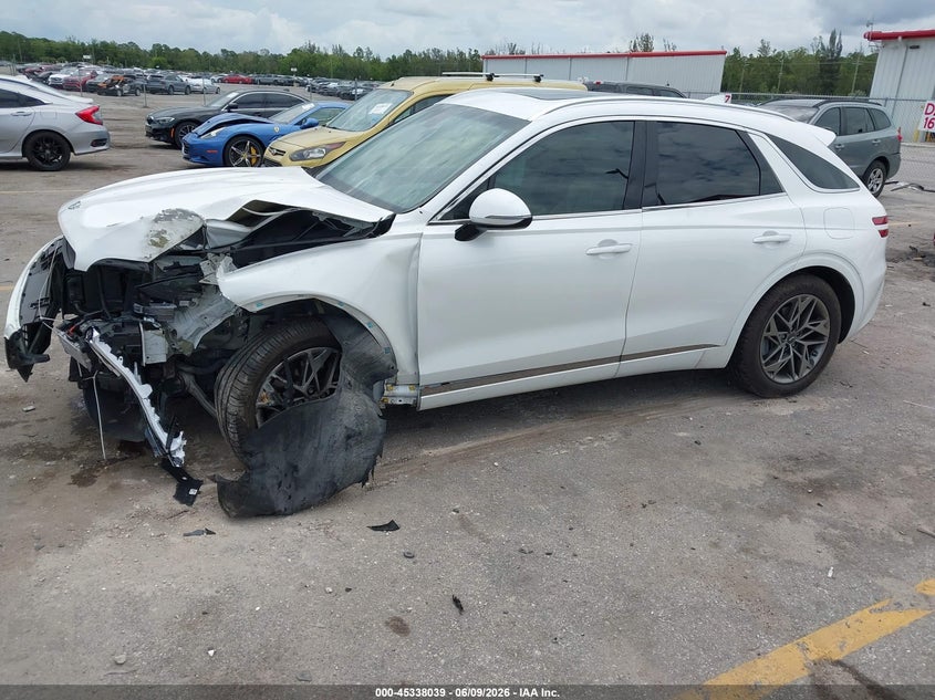 2023 Genesis Gv70 VIN KMUMADTB8PU103699 IAAI salvage auction — FRONT END, Salvage Title, sold $7,600 on 2026-07-08 (photo 2)