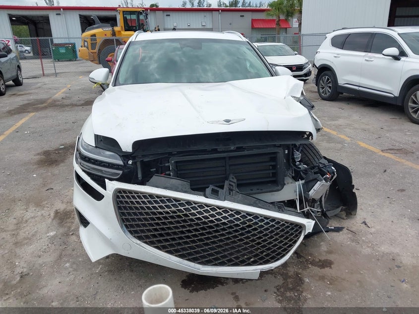 2023 Genesis Gv70 VIN KMUMADTB8PU103699 IAAI salvage auction — FRONT END, Salvage Title, sold $7,600 on 2026-07-08 (photo 6)