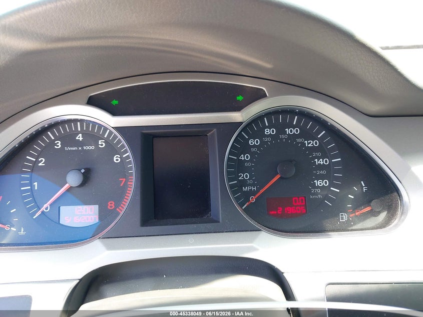 2008 Audi A6 VIN WAUAH74F18N177978 IAAI salvage auction — NORMAL WEAR, Clear - Dealer Only (California), sold $200 on 2026-07-14 (photo 7)