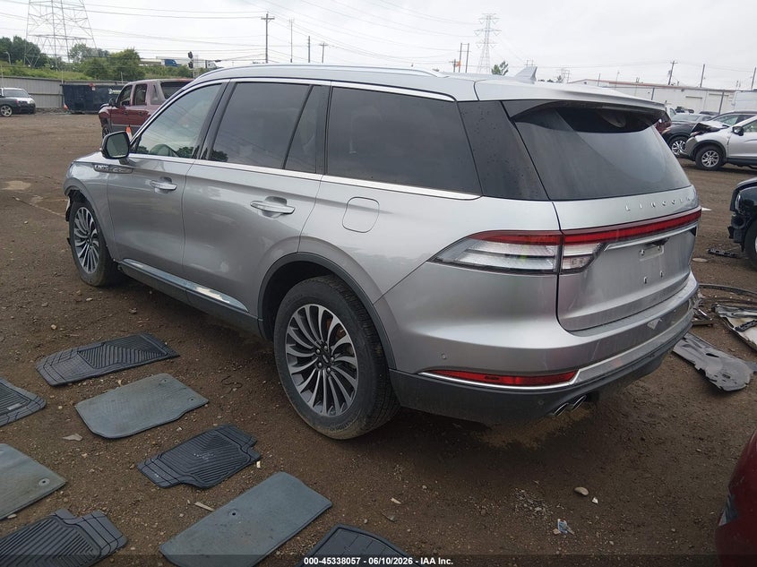 2020 Lincoln Aviator VIN 5LM5J7XC2LGL01952 IAAI salvage auction — FRONT END, Salvage (Ohio), sold $7,500 on 2026-07-16 (photo 3)