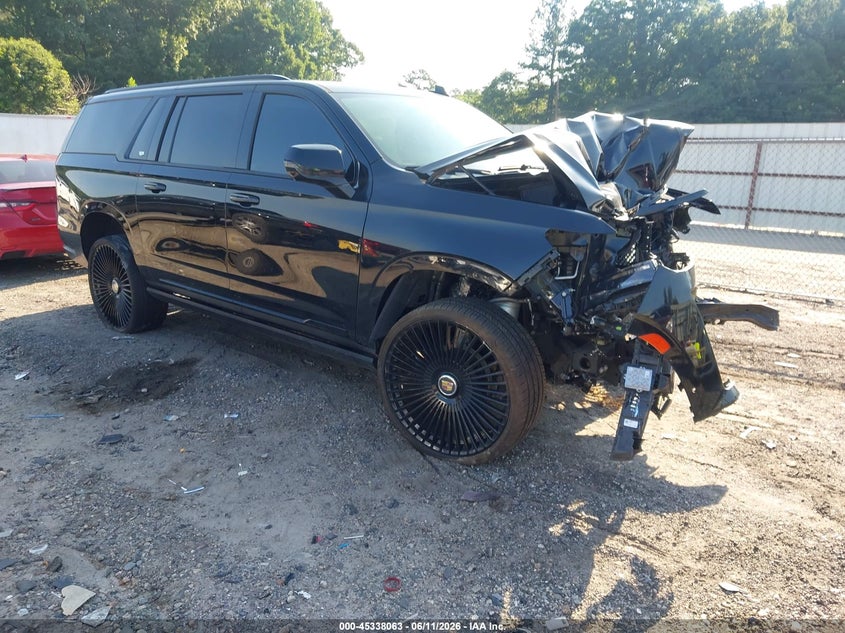 2023 Cadillac Escalade VIN 1GYS4RKL7PR204450 IAAI salvage auction — FRONT END, Salvage Title, sold $25,300 on 2026-08-19 (photo 1)