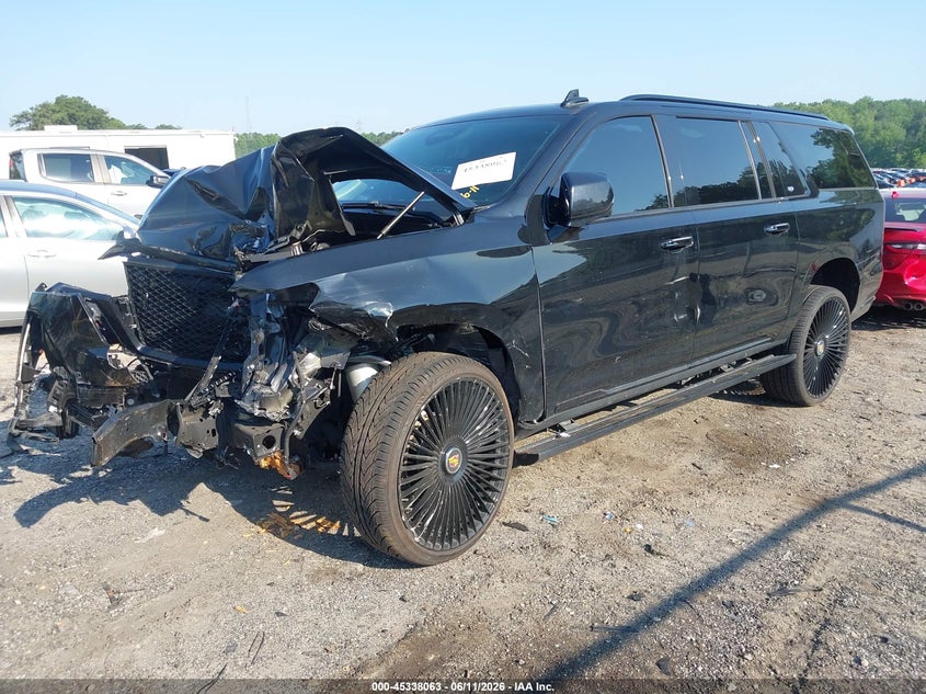 2023 Cadillac Escalade VIN 1GYS4RKL7PR204450 IAAI salvage auction — FRONT END, Salvage Title, sold $25,300 on 2026-08-19 (photo 2)