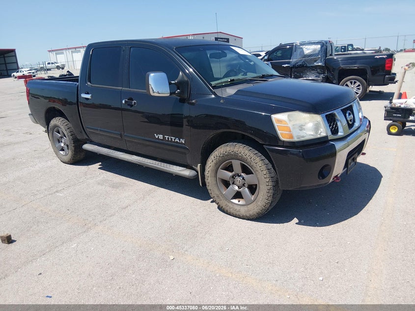 2005 Nissan TITAN VIN 1N6AA07B75N503962 IAAI salvage auction — NORMAL WEAR, Clear (Missouri), sold $675 on 2026-07-09 (photo 1)