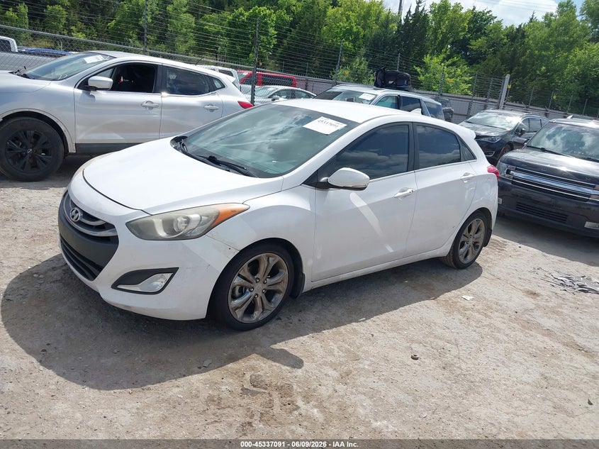 2014 Hyundai Elantra VIN KMHD35LH1EU225594 IAAI salvage auction — NORMAL WEAR, Salvage Title, sold $750 on 2026-07-15 (photo 2)