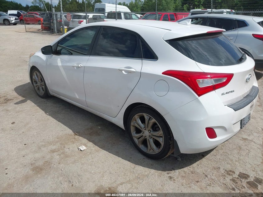 2014 Hyundai Elantra VIN KMHD35LH1EU225594 IAAI salvage auction — NORMAL WEAR, Salvage Title, sold $750 on 2026-07-15 (photo 3)