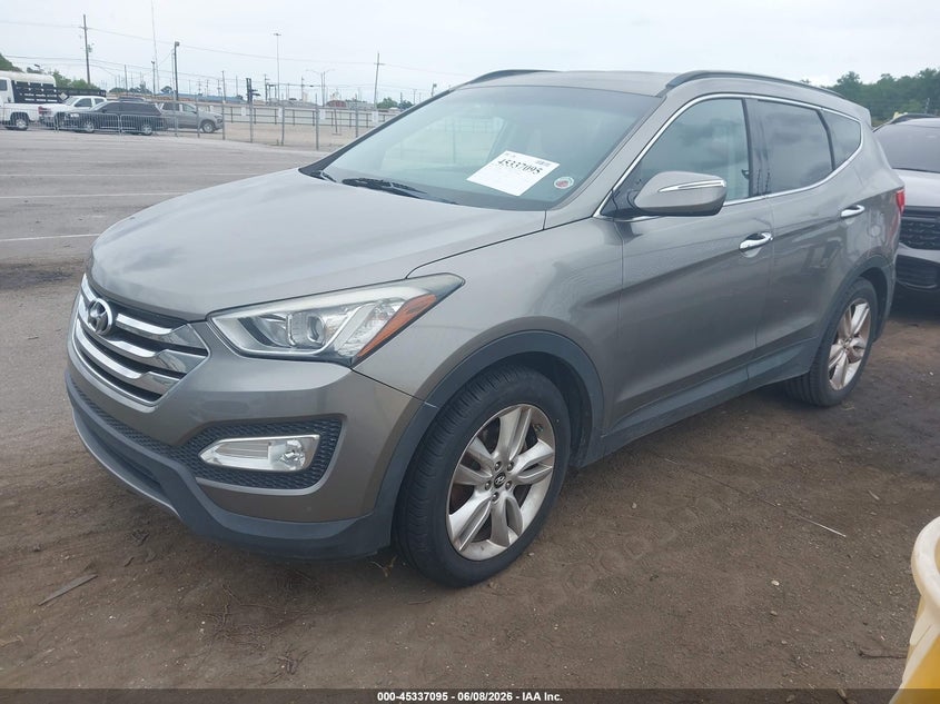 2014 Hyundai Santa fe VIN 5XYZU3LA4EG169487 IAAI salvage auction — NORMAL WEAR, Salvage Title, sold $1,625 on 2026-07-20 (photo 2)