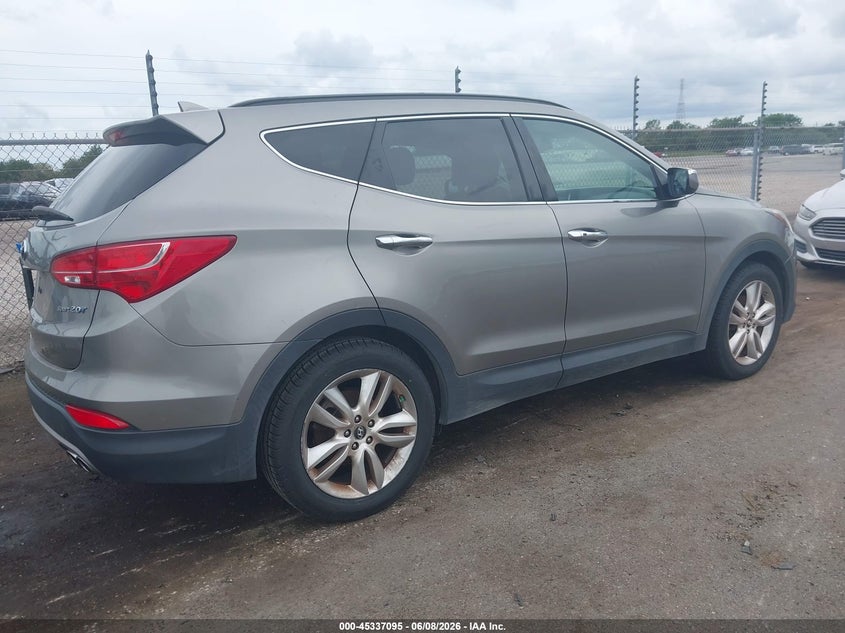 2014 Hyundai Santa fe VIN 5XYZU3LA4EG169487 IAAI salvage auction — NORMAL WEAR, Salvage Title, sold $1,625 on 2026-07-20 (photo 6)