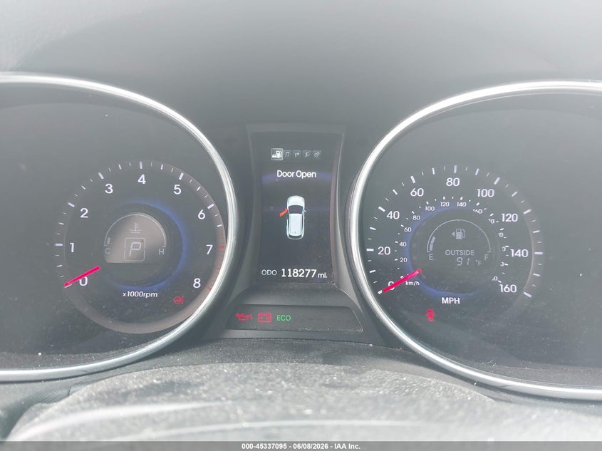 2014 Hyundai Santa fe VIN 5XYZU3LA4EG169487 IAAI salvage auction — NORMAL WEAR, Salvage Title, sold $1,625 on 2026-07-20 (photo 7)