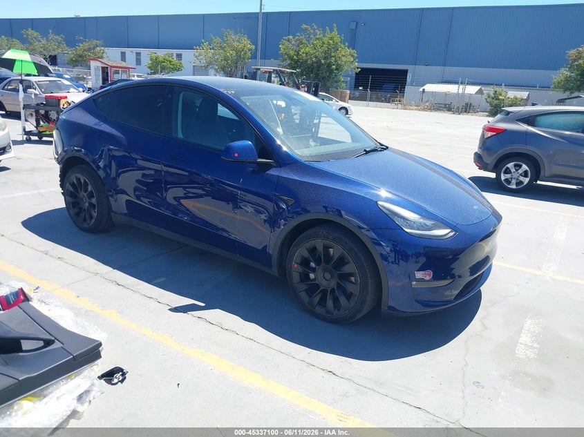 2021 Tesla Model y VIN 5YJYGDEE1MF294624 IAAI salvage auction — REAR END, Salvage (California), sold $8,550 on 2026-07-20 (photo 1)