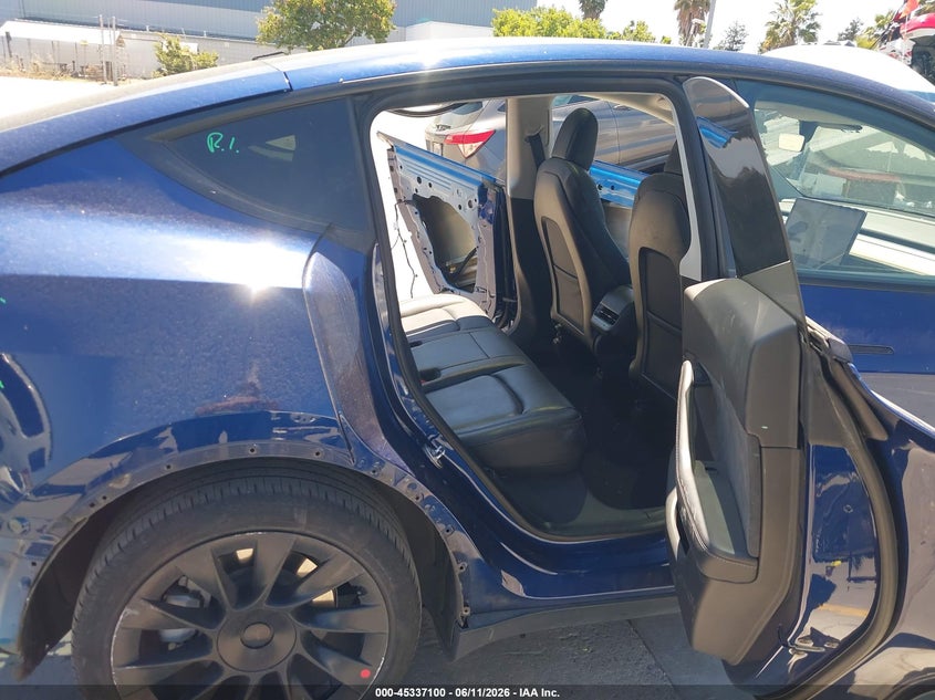2021 Tesla Model y VIN 5YJYGDEE1MF294624 IAAI salvage auction — REAR END, Salvage (California), sold $8,550 on 2026-07-20 (photo 8)