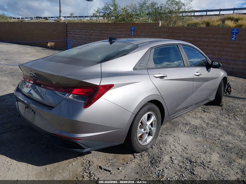 2023 Hyundai Elantra VIN KMHLL4AG3PU627085 IAAI salvage auction — FRONT END, SF97 (California), sold $25 on 2026-07-28 (photo 4)