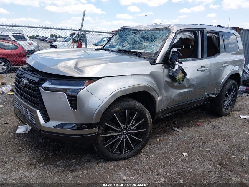 2024 Lexus Gx VIN JTJVBCDX9R5023248 IAAI salvage auction — FRONT & REAR, Salvage Title, sold $28,500 on 2026-07-24 (photo 2)