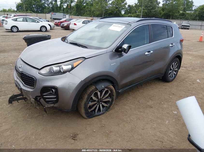 2018 Kia Sportage VIN KNDPNCAC0J7336010 IAAI salvage auction — FRONT END, Salvage (Ohio), sold $2,650 on 2026-07-11 (photo 2)