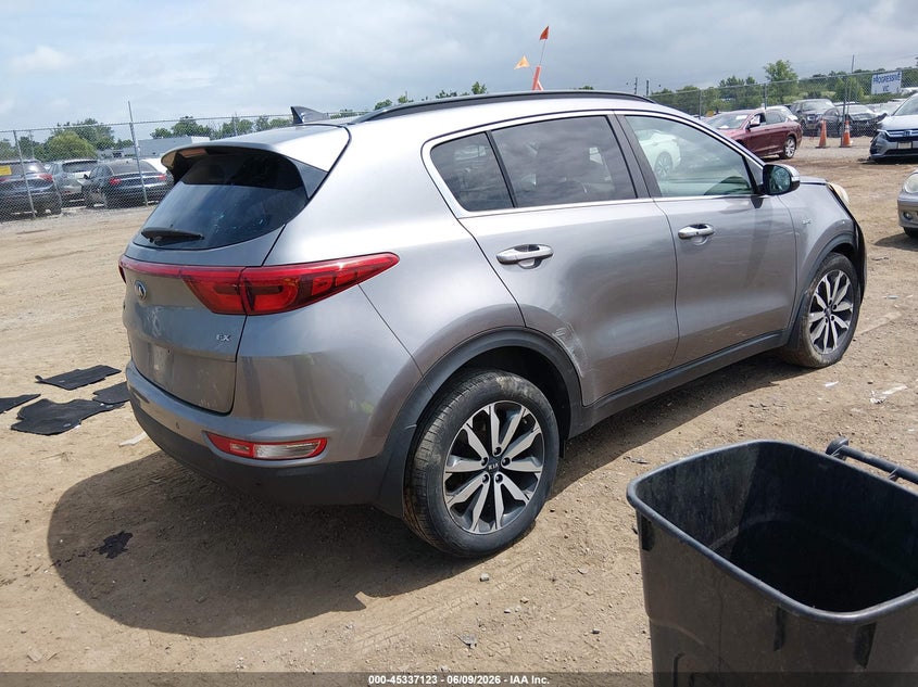 2018 Kia Sportage VIN KNDPNCAC0J7336010 IAAI salvage auction — FRONT END, Salvage (Ohio), sold $2,650 on 2026-07-11 (photo 4)