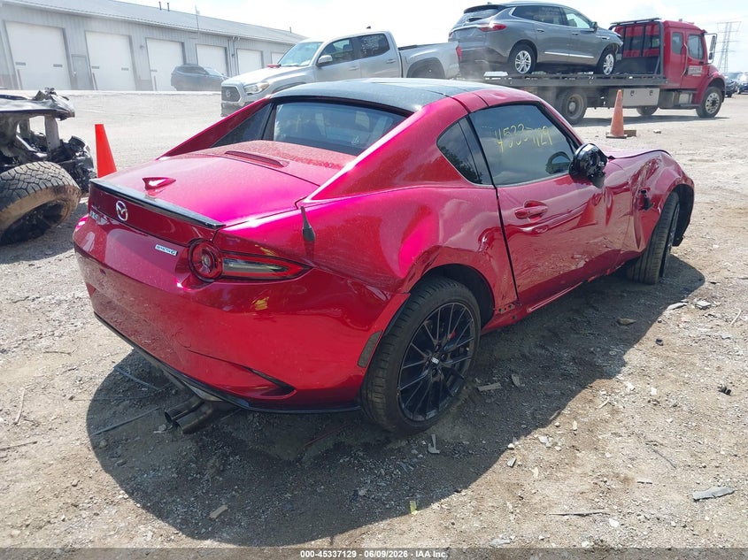 2025 Mazda Mx-5 VIN JM1NDAL77S0660001 IAAI salvage auction — ROLLOVER, Salvage Title, sold $3,550 on 2026-07-30 (photo 4)