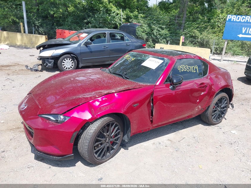 2025 Mazda Mx-5 VIN JM1NDAL77S0660001 IAAI salvage auction — ROLLOVER, Salvage Title, sold $3,550 on 2026-07-30 (photo 6)