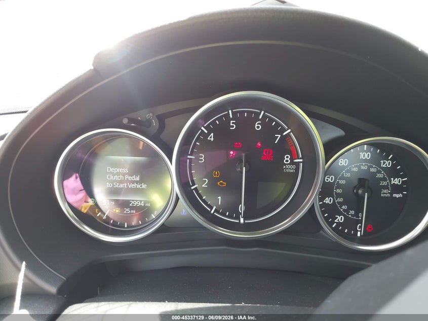 2025 Mazda Mx-5 VIN JM1NDAL77S0660001 IAAI salvage auction — ROLLOVER, Salvage Title, sold $3,550 on 2026-07-30 (photo 7)