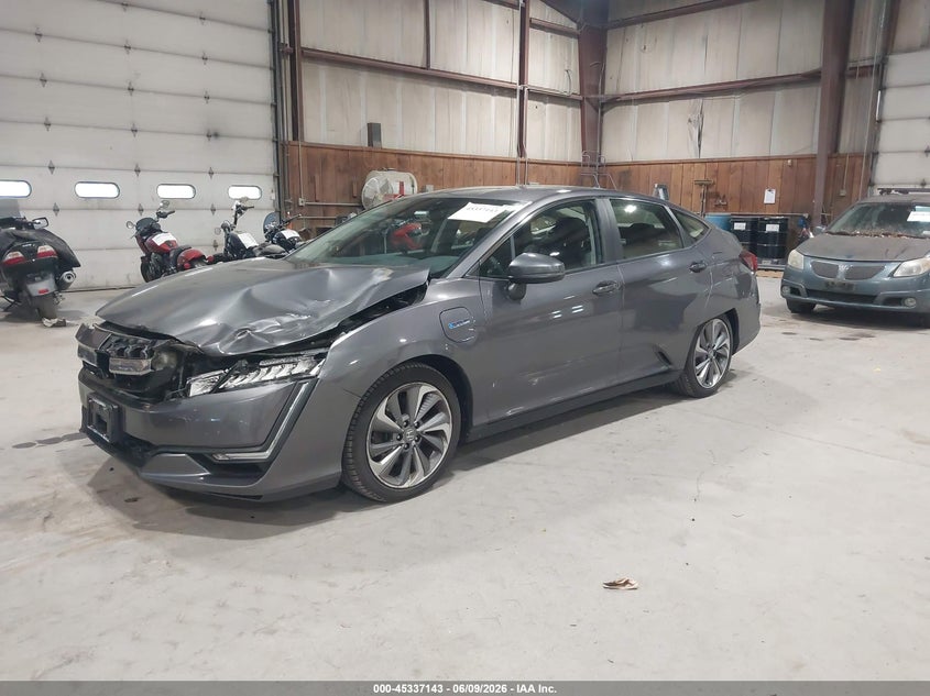 2018 Honda Clarity VIN JHMZC5F10JC006553 IAAI salvage auction — FRONT END, Mv-907A (New York), sold $2,000 on 2026-07-08 (photo 2)