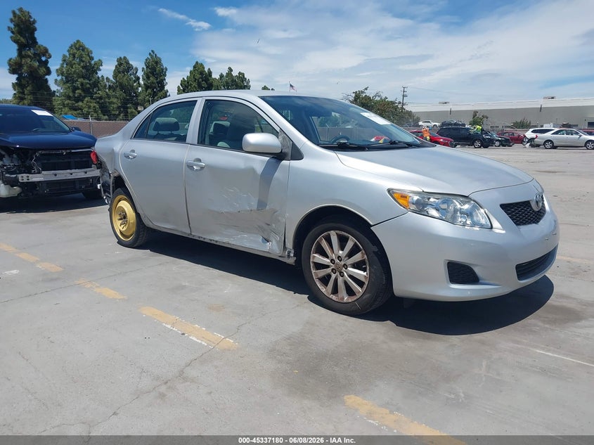 2009 Toyota Corolla VIN JTDBL40EX99085148 IAAI salvage auction — NORMAL WEAR, Salvage (California), sold $2,250 on 2026-07-13 (photo 1)