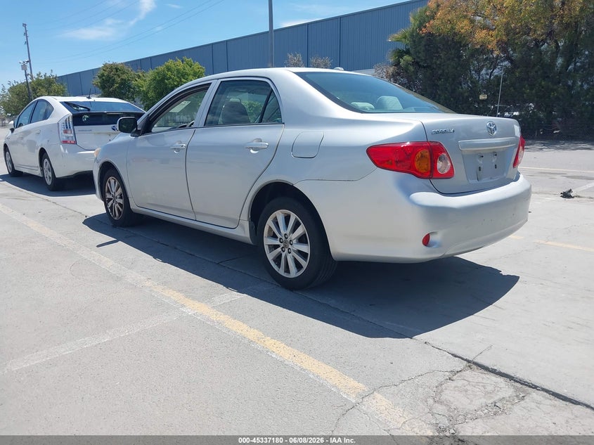2009 Toyota Corolla VIN JTDBL40EX99085148 IAAI salvage auction — NORMAL WEAR, Salvage (California), sold $2,250 on 2026-07-13 (photo 3)