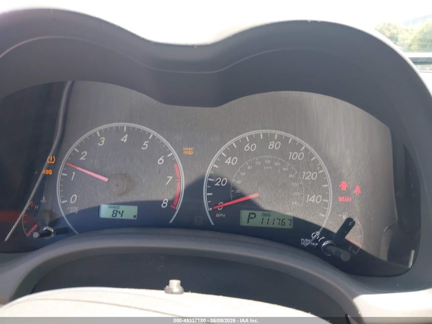 2009 Toyota Corolla VIN JTDBL40EX99085148 IAAI salvage auction — NORMAL WEAR, Salvage (California), sold $2,250 on 2026-07-13 (photo 7)
