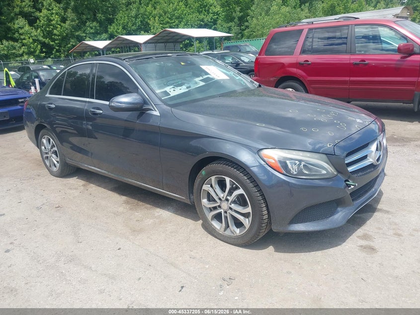 2016 Mercedes-benz C-klasse VIN WDDWF4KB9GR169329 IAAI salvage auction — ROOF, Salvage - Greater Than 75% (Maryland), sold $2,800 on 2026-07-28 (photo 1)