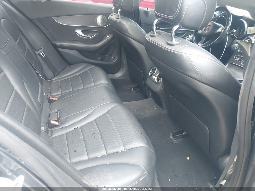 2016 Mercedes-benz C-klasse VIN WDDWF4KB9GR169329 IAAI salvage auction — ROOF, Salvage - Greater Than 75% (Maryland), sold $2,800 on 2026-07-28 (photo 8)