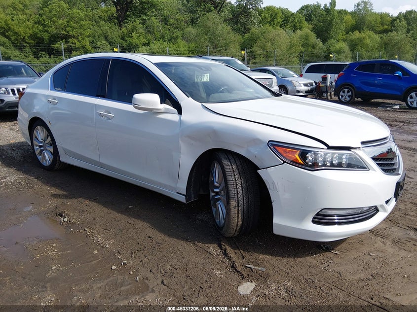2014 Acura RLX VIN JH4KC2F58EC000296 IAAI salvage auction — RIGHT FRONT, Salvage (Illinois), sold $1,600 on 2026-07-22 (photo 1)