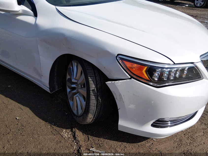 2014 Acura RLX VIN JH4KC2F58EC000296 IAAI salvage auction — RIGHT FRONT, Salvage (Illinois), sold $1,600 on 2026-07-22 (photo 6)
