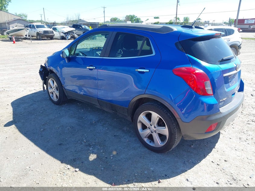 2015 Buick Encore VIN KL4CJFSB8FB079484 IAAI salvage auction — LEFT FRONT, Clear (Wisconsin), sold $1,225 on 2026-07-09 (photo 3)