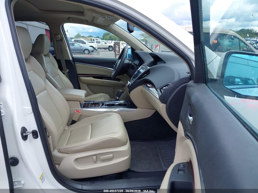 2015 Acura Mdx VIN 5FRYD3H20FB001494 IAAI salvage auction — FRONT END, Wait Title, sold $4,500 on 2026-08-30 (photo 5)