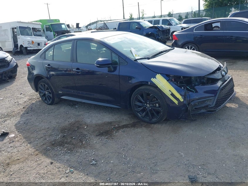 2024 Toyota Corolla VIN JTDBDMHE7RJ011007 IAAI salvage auction — FRONT END, Salvage (Pennsylvania), sold $7,700 on 2026-08-02 (photo 1)