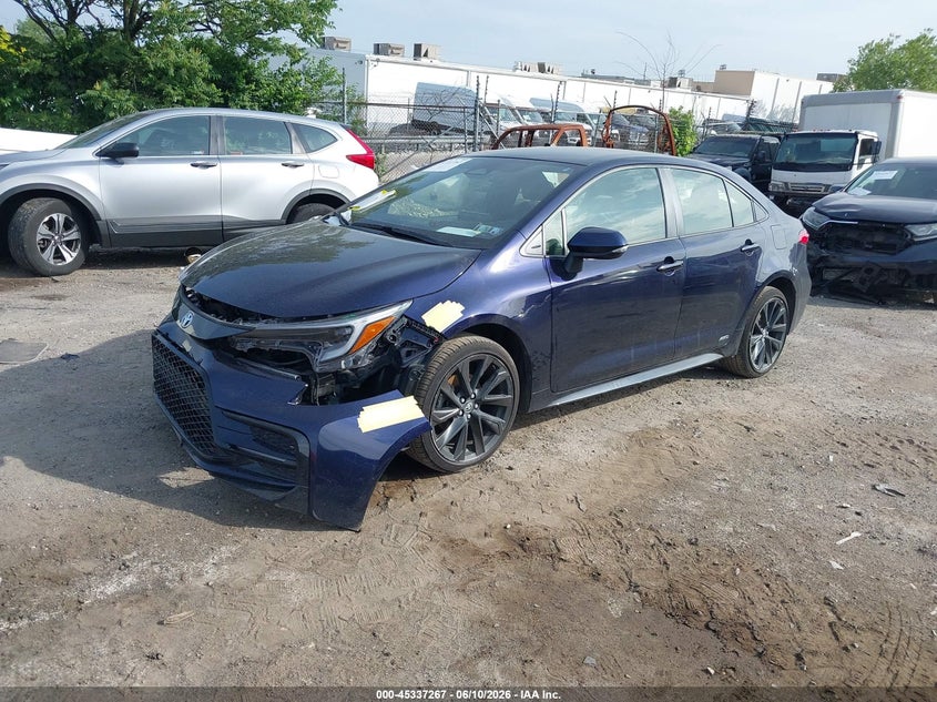 2024 Toyota Corolla VIN JTDBDMHE7RJ011007 IAAI salvage auction — FRONT END, Salvage (Pennsylvania), sold $7,700 on 2026-08-02 (photo 2)