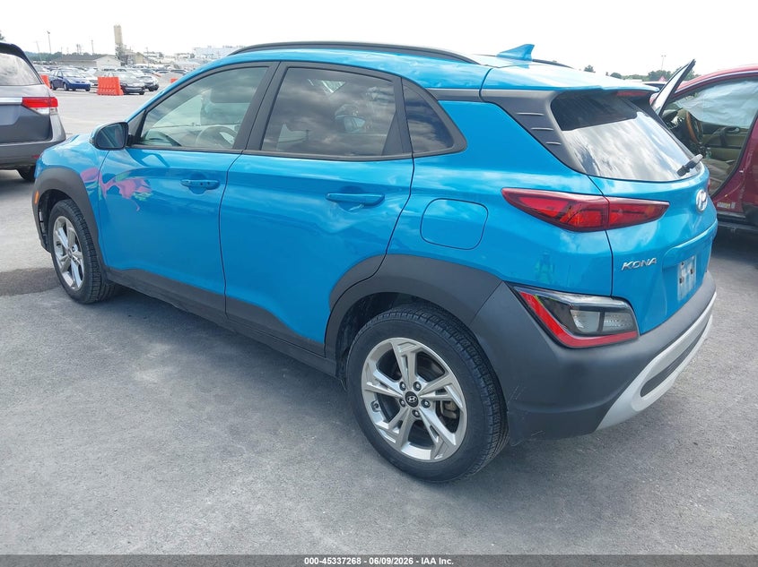 2022 Hyundai Kona VIN KM8K6CAB5NU807019 IAAI salvage auction — HAIL, Clear (Missouri), sold $5,025 on 2026-07-14 (photo 3)