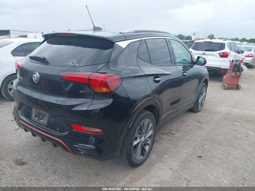 2021 Buick Encore gx VIN KL4MMGSL9MB126089 IAAI salvage auction — HAIL, Original (Texas), sold $4,300 on 2026-07-31 (photo 4)