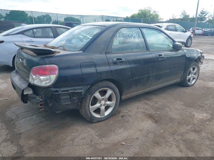 2007 Subaru Impreza VIN JF1GD61627G511581 IAAI salvage auction — NORMAL WEAR, Clear (Indiana), sold $250 on 2026-07-21 (photo 4)