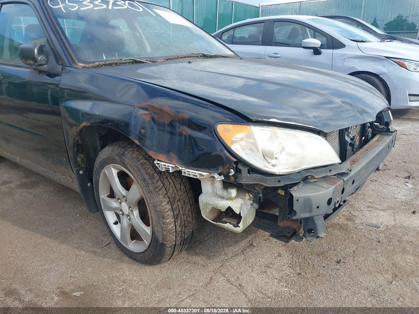 2007 Subaru Impreza VIN JF1GD61627G511581 IAAI salvage auction — NORMAL WEAR, Clear (Indiana), sold $250 on 2026-07-21 (photo 6)