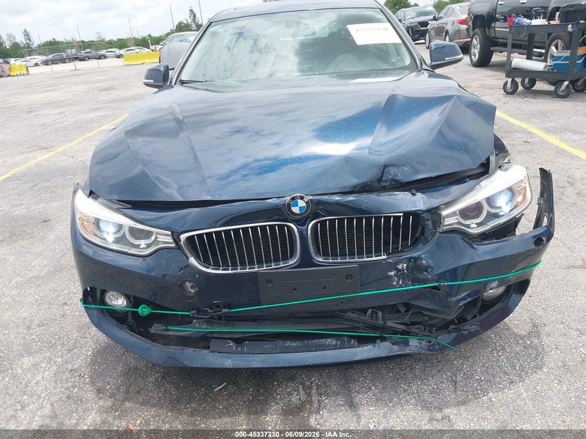 2015 BMW 4er VIN WBA4C9C51FG135196 IAAI salvage auction — FRONT END, Rebuildable (Florida), sold $850 on 2026-07-16 (photo 6)