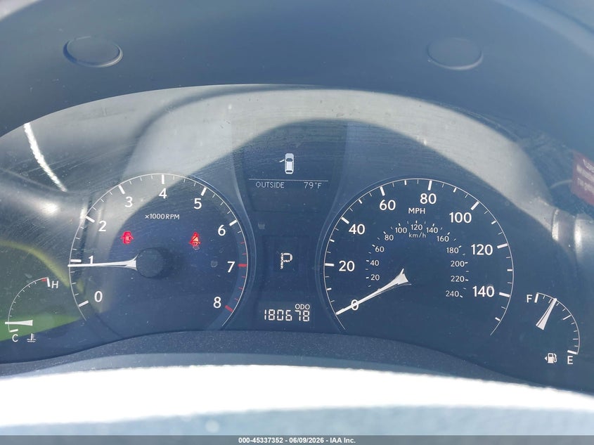 2010 Lexus Rx 350 VIN JTJZK1BA4A2000969 IAAI salvage auction — FRONT & REAR, Salvage (California), sold $3,250 on 2026-07-15 (photo 7)