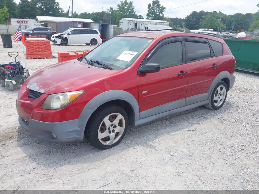 2004 Pontiac Vibe VIN 5Y2SL62824Z404473 IAAI salvage auction — NORMAL WEAR, Clear-Dealer Only (North Carolina), sold $125 on 2026-07-07 (photo 2)