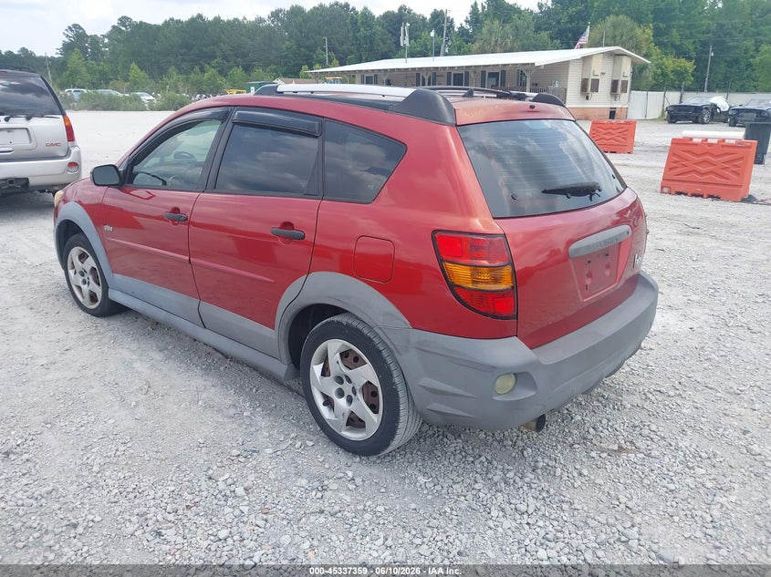 2004 Pontiac Vibe VIN 5Y2SL62824Z404473 IAAI salvage auction — NORMAL WEAR, Clear-Dealer Only (North Carolina), sold $125 on 2026-07-07 (photo 3)