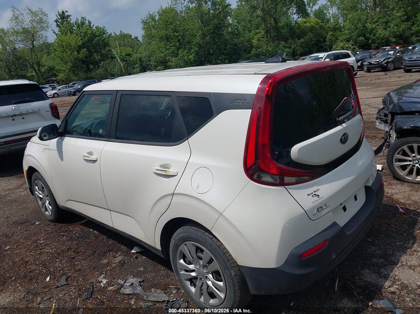 2020 Kia Soul VIN KNDJ23AU3L7728621 IAAI salvage auction — FRONT END, Salvage (Ohio), sold $2,100 on 2026-07-14 (photo 3)