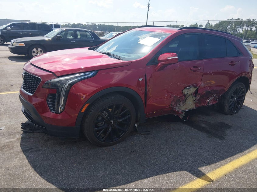 2022 Cadillac Xt4 VIN 1GYFZFR48NF127697 IAAI salvage auction — LEFT SIDE, Salvage (South Carolina), sold $7,600 on 2026-08-01 (photo 2)