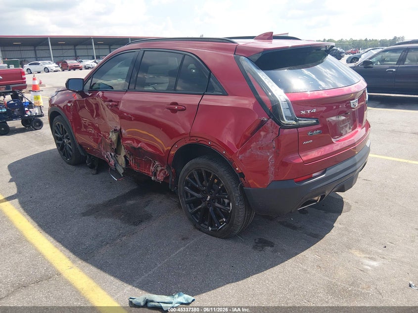 2022 Cadillac Xt4 VIN 1GYFZFR48NF127697 IAAI salvage auction — LEFT SIDE, Salvage (South Carolina), sold $7,600 on 2026-08-01 (photo 3)