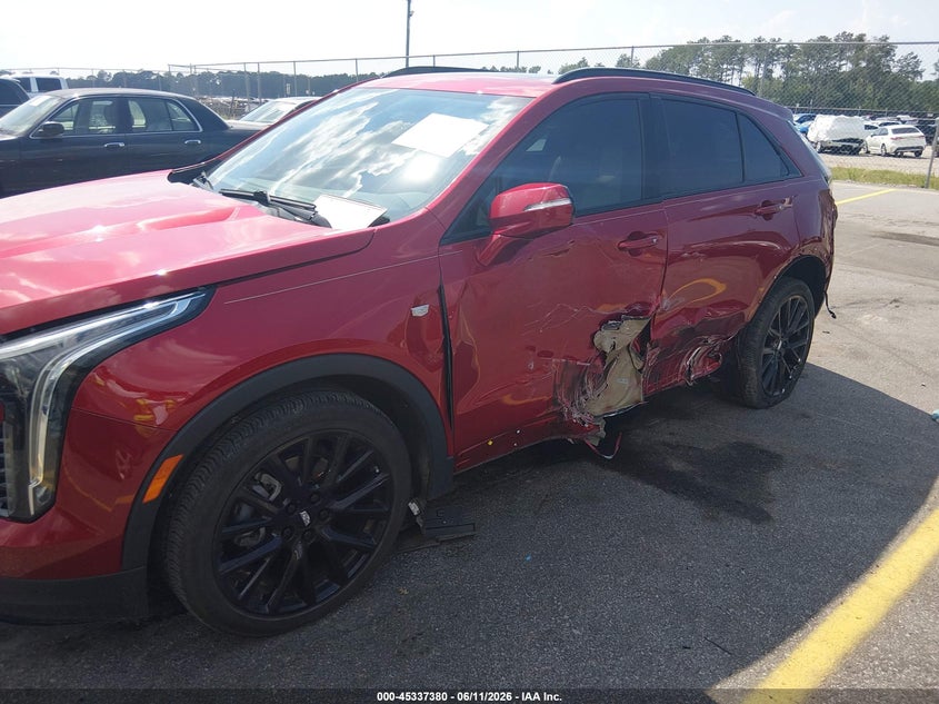2022 Cadillac Xt4 VIN 1GYFZFR48NF127697 IAAI salvage auction — LEFT SIDE, Salvage (South Carolina), sold $7,600 on 2026-08-01 (photo 6)