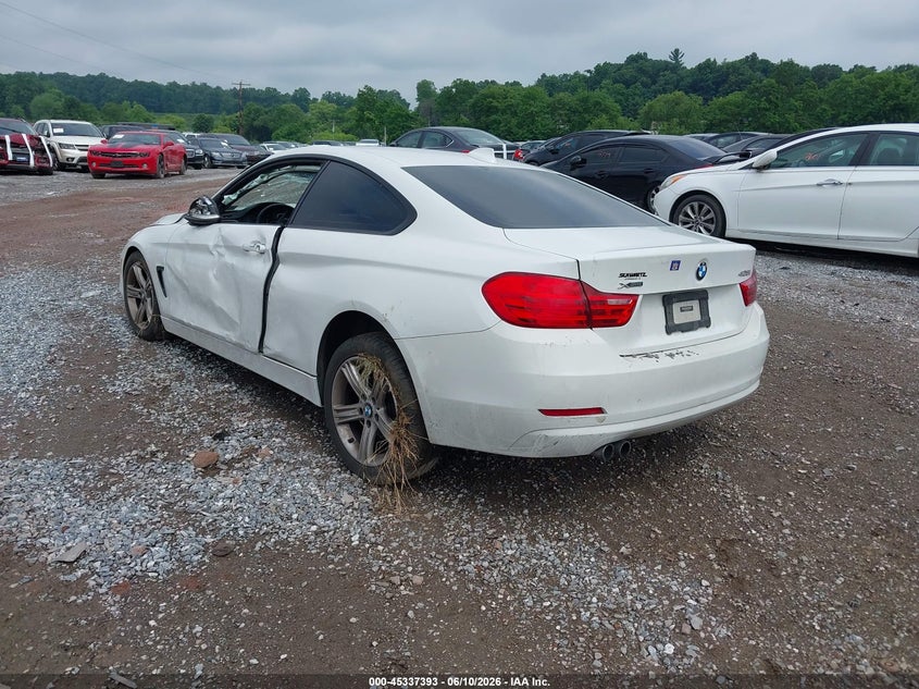 2014 BMW 4er VIN WBA3N9C51EF721617 IAAI salvage auction — ALL OVER, Salvage Title, sold $800 on 2026-08-05 (photo 3)