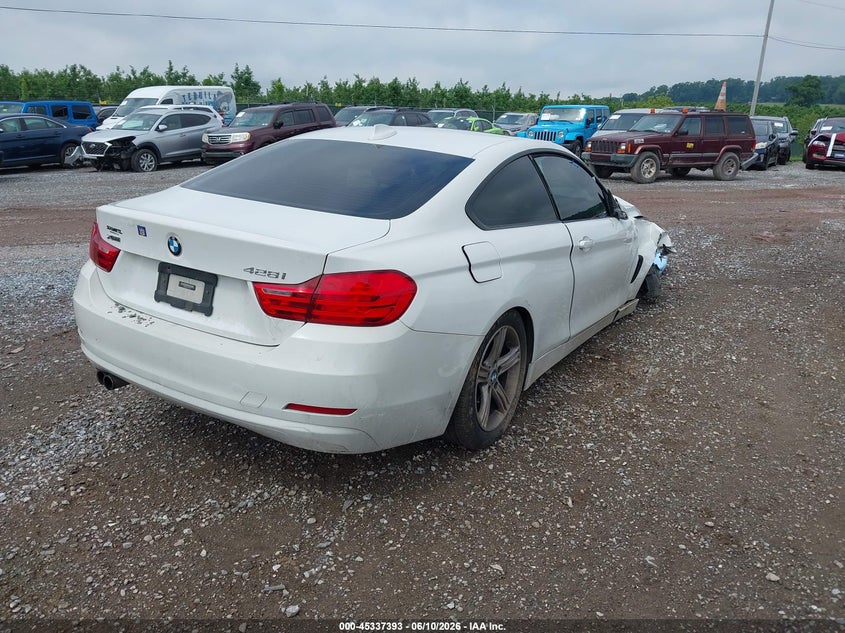 2014 BMW 4er VIN WBA3N9C51EF721617 IAAI salvage auction — ALL OVER, Salvage Title, sold $800 on 2026-08-05 (photo 4)