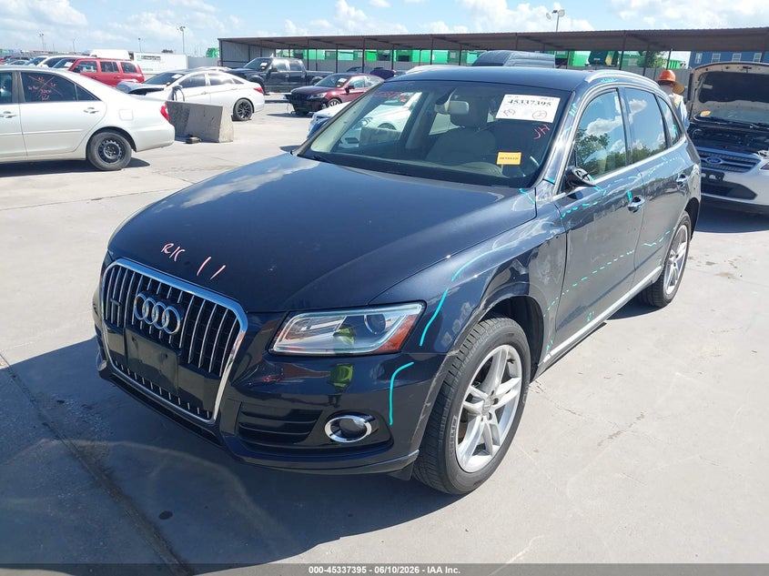 2015 Audi Q5 VIN WA1CFAFPXFA144724 IAAI salvage auction — LEFT SIDE, Salvage (Alabama), sold $2,800 on 2026-07-15 (photo 2)
