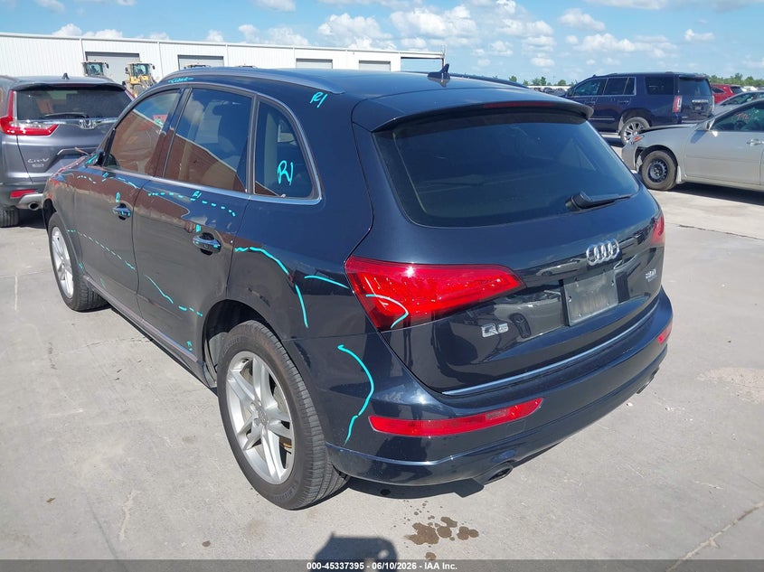 2015 Audi Q5 VIN WA1CFAFPXFA144724 IAAI salvage auction — LEFT SIDE, Salvage (Alabama), sold $2,800 on 2026-07-15 (photo 3)