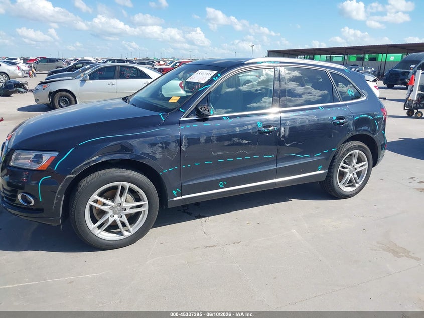 2015 Audi Q5 VIN WA1CFAFPXFA144724 IAAI salvage auction — LEFT SIDE, Salvage (Alabama), sold $2,800 on 2026-07-15 (photo 6)